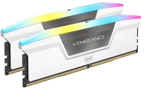 Corsair Vengeance RGB 64GB (2x32GB) 6000MHz bílá / DDR5 / PC5-48000 / CL30-36-36-76 / 1.4V