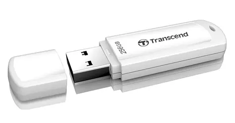 Transcend 256GB JetFlash 730 bílá / flash disk / USB 3.1
