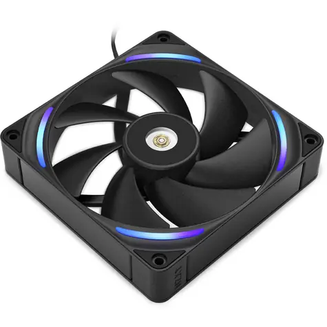 NZXT F140X černá / 140mm / Fluid Dynamic Bearing / 41 dB @ 2400 RPM / 81 CFM / 4-pin PWM + 4-pin RGB