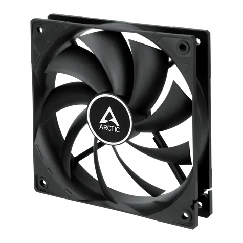 ARCTIC F12 PWM  (5ks) černá / 120mm / PWM / 1350 RPM / 53 CFM / 4-pin