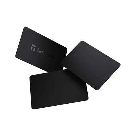 Tangem Wallet - 3 karty - Stealth / hardwarová peněženka na kryptoměny