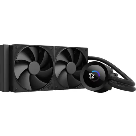 NZXT Kraken Plus 240 černá / 2x 120mm / Fluid Dynamic Bearing / 30 dB @ 2000 RPM / 73.47 CFM / AMD + Intel
