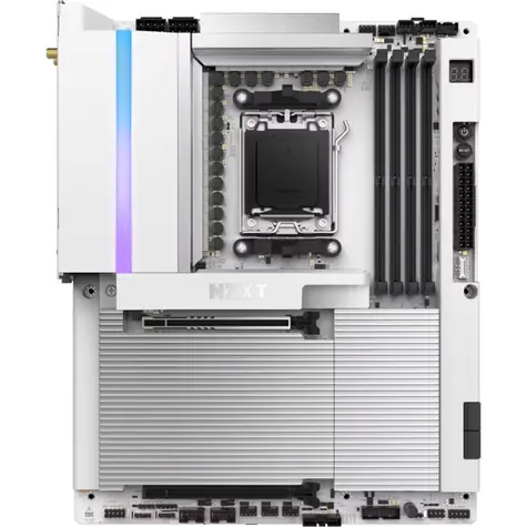 NZXT N9 X870E bílá / X870E / 4x DDR5 / PCIex16 / 1x 5GLAN / Wi-Fi 7 / ATX 