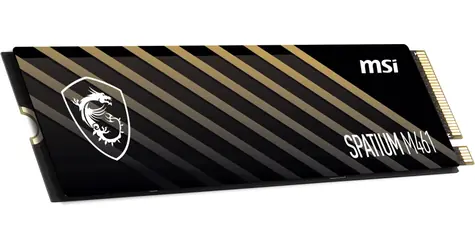 MSI SPATIUM M461 1TB / M.2 2280 / PCIe Gen4 / 3D NAND flash / R: 5000MBps / W: 3200MBps / MTBF: 1.5mh