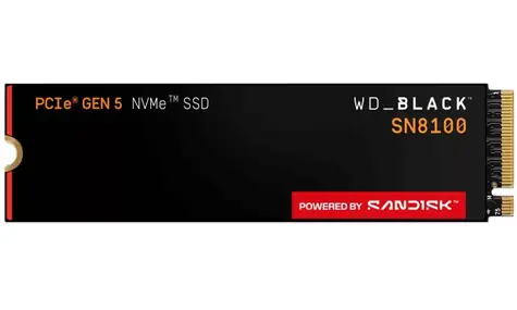 WD Black SN8100 1TB / M.2 SSD 2280 / PCIe Gen5 x4 / TLC / R: 14900 MBps / W: 11000 MBps / 5y