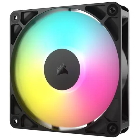 Corsair RS120 ARGB černá / 120mm / Magnetic Dome Bearing / 420-2100 RPM / 72.8 CFM / 4-Pin