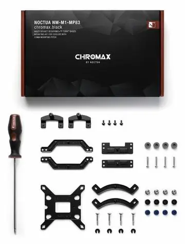 Noctua NM-M1-MP83 mounting kit chromax černá / Montážní sada pro Noctua s roztečí 83 mm