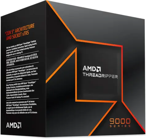 AMD Ryzen Threadripper 9970X @ 4.0 GHz / Turbo 5.4 GHz / 32C64T / L2 32MB / L3 128MB / sTR5 / Zen 5 / 350W 