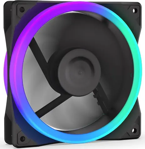 Endorfy Corona 120 Reverse černá / 120 mm ARGB / 200-1600 RPM / FBD / ARGB / 4-pin PWM