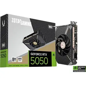 ZOTAC GAMING GeForce RTX 5050 Solo 8GB / 2317-2572GHz / 8192 MB GDDR6 / 128bit / 1x HDMI + 3x DP / 550W (8)