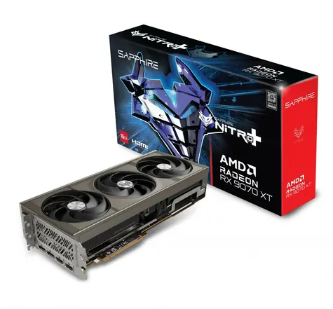 Rozbaleno - Sapphire NITRO+ Radeon RX 9070 XT OC 16GB / 3060 MHz / 16GB GDDR6 / 256-bit / 2x HDMI + 2x DP / 750W (12) / rozbaleno