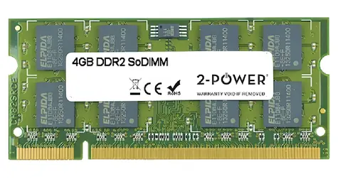 Rozbaleno - 2-Power 4 GB / Operační paměť / DDR2 / SO-DIMM / 800 MHz / PC2-6400 / CL6 / rozbaleno
