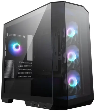 Rozbaleno - MSI MAG PANO M100R PZ černá / ATX / 1x USB 3.2 USB-C & 1x USB 3.2 / 4x 120 ARGB / bez zdroje  / rozbaleno