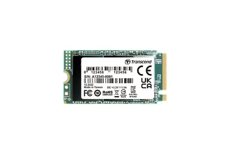 Poškozený obal - Transcend MTE400S 512GB / M.2 2242 Gen 3 / RW: 2000/900 MBps / IOPS: 53K/235K / MTBF 2.0mh / 5y