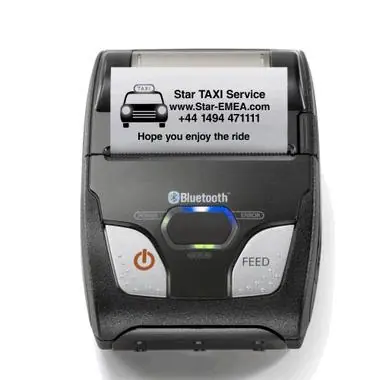 STAR Micronics SM-S230I-UB40 / Mobilní termotiskárna / 58mm / Bluetooth / iOS / Android / černá
