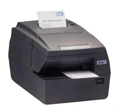 Star Micronics HSP7743W-O / Hybridní POS tiskárna / jehličková / termální / Bez rozhraní / řezačka / šedá