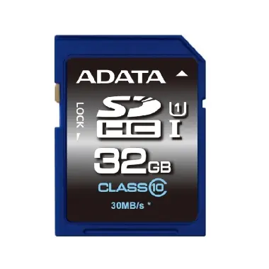 ADATA Premier SDHC karta 32GB / UHS-I U1 Class 10 / R: 30MB/s / W: 10MB/s