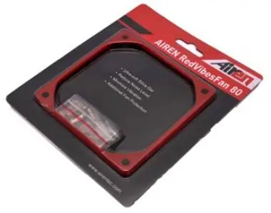 AIREN RedVibes FAN 80 antivibrační podložka pro 80mm ventilátor / červená