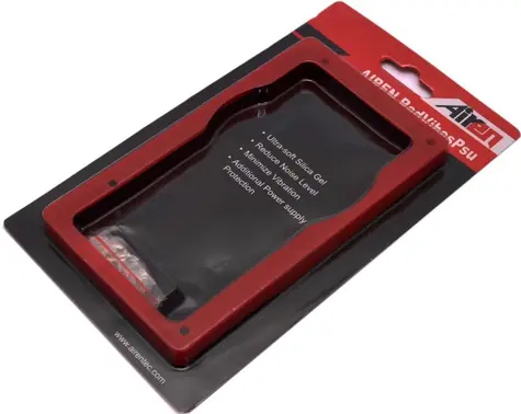 AIREN RedVibesPsu antivibrační podložka pro zdroj ATX / červená