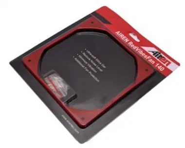 AIREN RedVibes FAN 140 antivibrační podložka pro 140mm ventilátor / červená