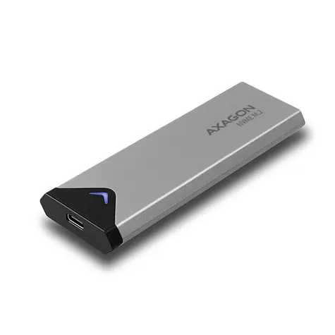 AXAGON EEM2-UG2, USB-C 10Gbps - M.2 NVMe SSD kovový box, délka 42 až 80 mm
