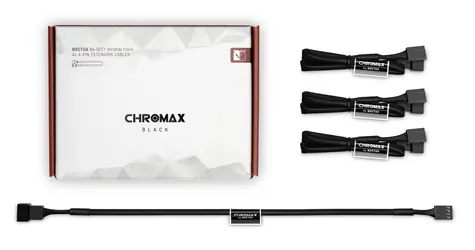 Noctua NA-SEC1 černá (chromax) / Prodlužovací kabel / 3x 4-Pin PWM / délka 300 mm
