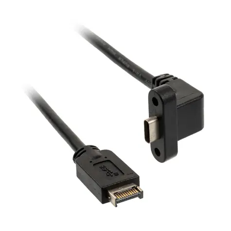 Streacom ST-USB-E2C-400 kabel USB-C 3.1 Gen 2 / pro skříň Streacom DA2 / 1x USB Typ C / 1x USB Typ E / délka 400 mm