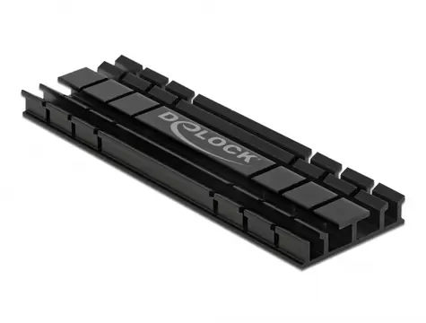 Delock Chladič plochý pro modul M.2 70 mm černá