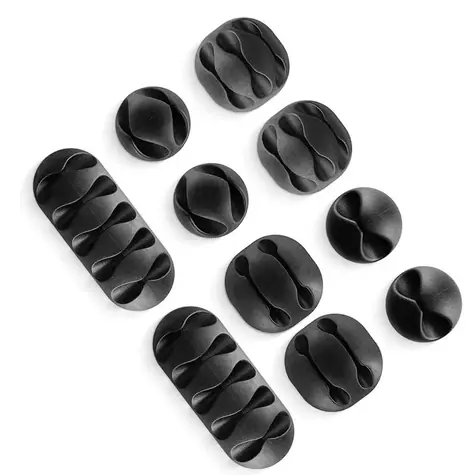 SWISSTEN Kabelový managment - Klipy na kabely 10ks