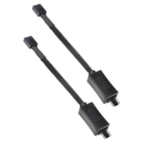 SilverStone Kabel pro snížení otáček ventilátoru 2x 10cm PWM - černá