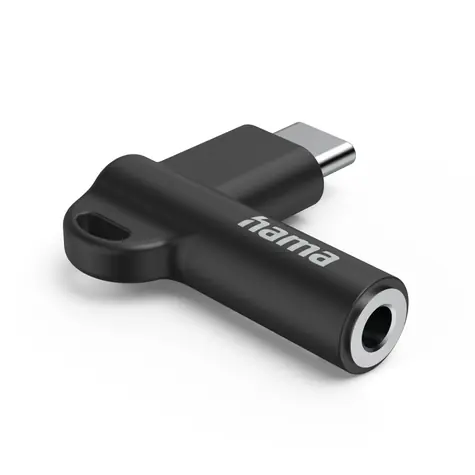 Hama audio adaptér USB-C na jack 3,5 mm / aktivní / kompaktní