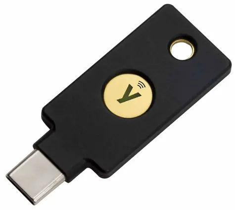 YubiKey 5C NFC / autentizační multifunkční USB-C token s podporou NFC