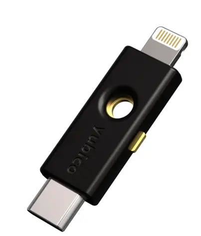 YubiKey 5Ci USB-C/Lightning / autentizační token / podpora OpenPGP a Smart Card (PIV)