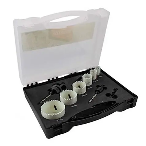 Makita D-47117 / sada děrovek / BiM / 6 ks / v plastovém kufru