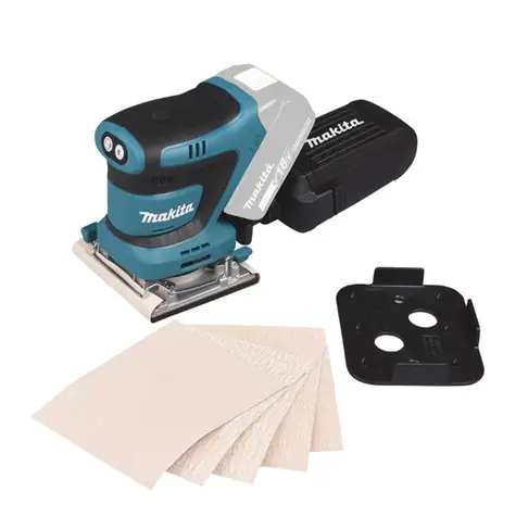Makita DBO482Z LXT / Vibrařní bruska / 210W / Li-ion / 18V / 112 x 102 mm
