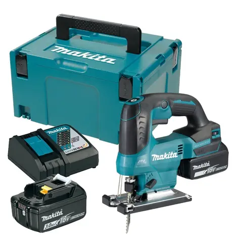 Makita DJV184RFJ / Aku přímočará pila / 18V / délka zdvihu 23mm / 3000 z-min / 2x3.0Ah