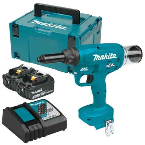 Makita DRV250RFJ / Aku nýtovačka / 18V / 2x3.0Ah 