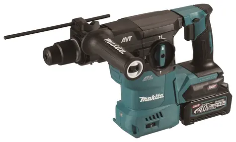 Makita HR008GM203 / Aku kombinované kladivo / 40V / 840 ot-min / 4500 úderů-min / 3.9J / 2x4.0Ah