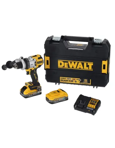 DeWalt DCD1007H2T / Aku Bezuhlíková příklepová vrtačka / 18 V XR Li-Ion / 2x 5.0Ah