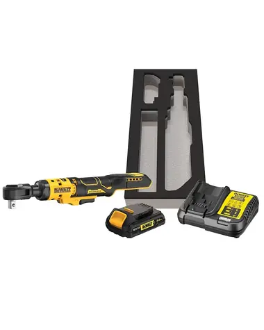 DeWalt DCF513D1G / Aku ráčna s bezuhlíkovým motorem / 18V / 1x 2.0Ah