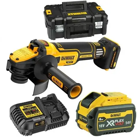 DeWalt DCG409VST1 / Aku úhlová bruska / 125mm / 18V&54V XR / 1x 6.0 Ah