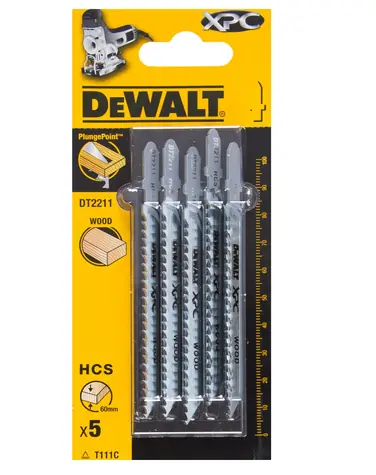 DeWalt DT2211 / Pilový list XPC 100 mm na dřevo / 5 ks