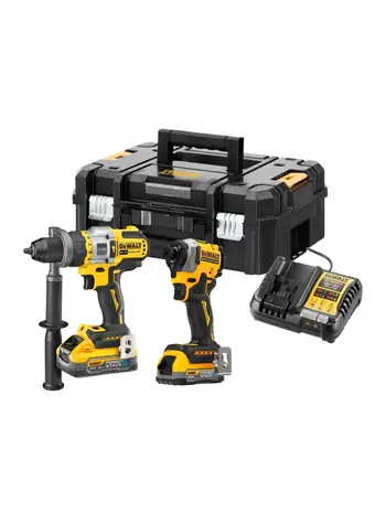 DeWalt DCK2052H1E1T / Aku sada DeWalt DCD999+DCF850 / 2x Aku 1.7 Ah / 1x Kufr / nabíječka