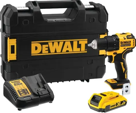 DeWalt DCD708D1T / Aku Bezuhlíková vrtačka / 18 V Li-Ion / 2.0 Ah