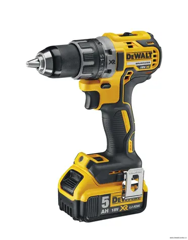 DeWalt DCD771D2 / Aku Bezuhlíkový vrtací šroubovák / 18 V XR Li-Ion / 2x 5.0 Ah
