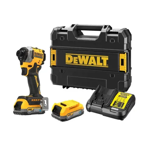 DeWalt DCF850E2T / Aku rázový utahovák s bezuhlíkovým motorem / 18V / 2x 1.7Ah