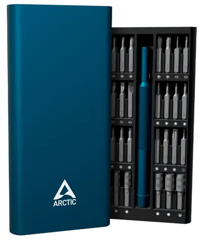 ARCTIC Precision Screwdriver Toolkit modrá / Sada bitů se šroubovákem