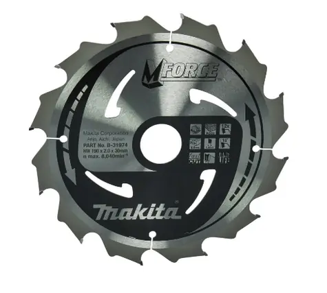 Makita B-31974 MFORCE / kotouč pilový dřevo / 190x2x30mm / 12 zubů