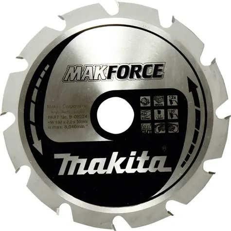 Makita B-32188 MAKFORCE / kotouč pilový dřevo / 355x3.0x30mm / 24 zubů