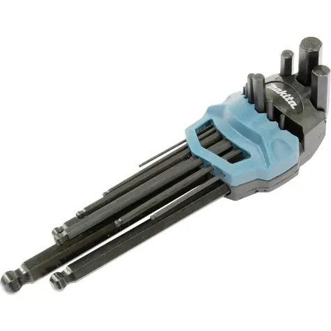 Makita B-65894 Sada úhlových imbusů s kulovou hlavou / 1.5/2/2/5/3/4/5/6/8/10 mm